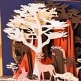thumbnail image 5 of 3D Paper Carving Art Calendar - Office Desktop Ornament, Birthday Gift, Stress Relief,Autumn in Prague, 5 of 7