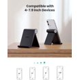 thumbnail image 2 of Mini soporte para teléfono de escritorio, ajustable, plegable, compatible con iPhone 12 Mini Pro Max 11 Pro XS XR 8 Galaxy S21 S20 A20e A51, Redmi Note 9T Pro 8 Pro, 2 of 7