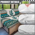 thumbnail image 6 of XYZCANDO Western Aztec RV Dinette Cushions Cactus RV Decor Stylish Bench Cushion Washable Couch Cover Loveseat Slipcovers Universal Furniture Covers for Sofa and Loveseat Camper Must Haves Green, 6 of 7