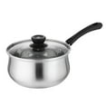 thumbnail image 1 of Stainless Steel Pot Glass Vented Lid Set Safe and Durable, 1 of 8