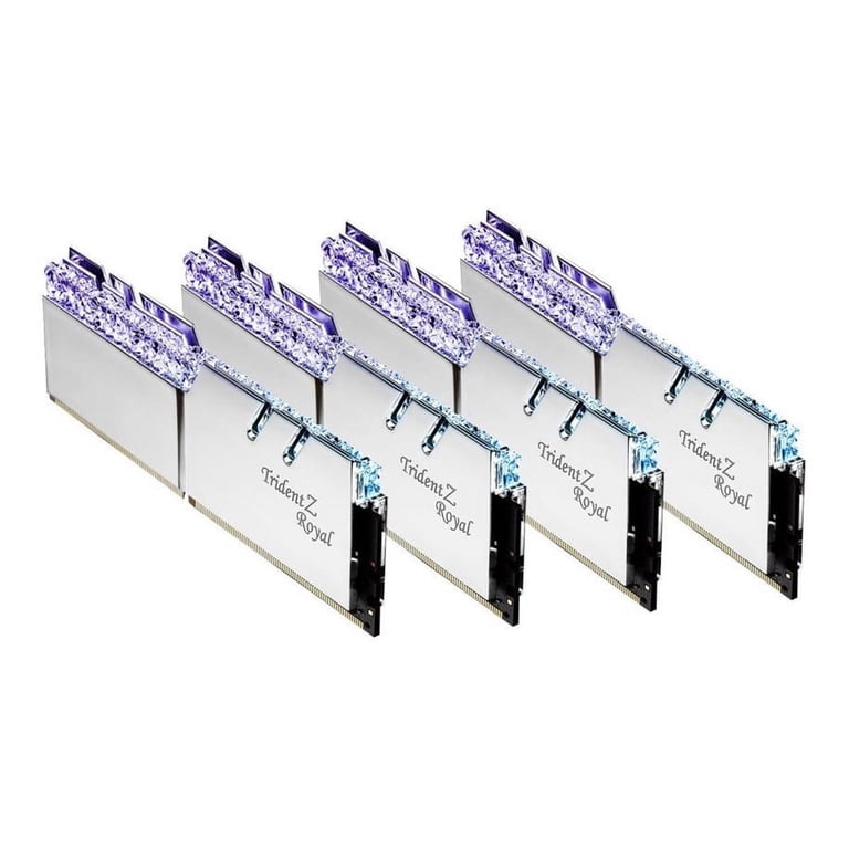 128GB G.Skill DDR4 Trident Z Royal Silver 3600Mhz PC4-28800 CL18