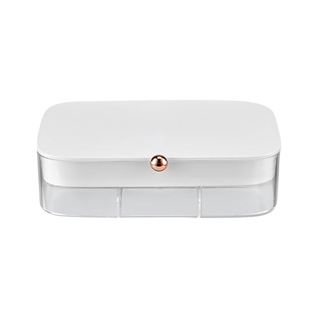 Caja de almacenamiento de joyas de múltiples capas Caja de clasificación de anillos de pulsera de gran capacidad con múltiples compartimentos Wmkox8yii qwyer585