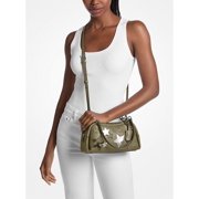 Michael Kors Outlet Cecily Small Embellished Shoulder Bag - Olive