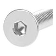 thumbnail image 3 of Uxcell M4x30mm Flat Head Machine Screws Inner Hex Screw 304 Stainless Steel Fasteners Bolts 40 Pack, 3 of 5