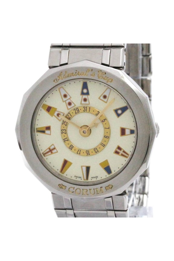 Pre-Owned CORUM Admirals Cup 1991 Steel Automatic Mens Watch 88.810.27 Polished (Good)