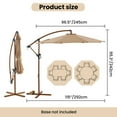 thumbnail image 7 of COSIEST 8ft 360° Rotating Cantilever Umbrella，Outdoor Patio Umbrella, 7 of 7