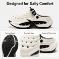 thumbnail image 4 of ARVOV Unisex EVA Platform Clogs, Water Friendly Garden Beach Shoes with Textured Outsole and Adjustable Back Strap for Adults, 4 of 7