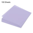 thumbnail image 3 of Uxcell Origami Paper Double Sided for Art Craft Project Beginner 100 Sheets Light Purple 4x4 inch, 3 of 5