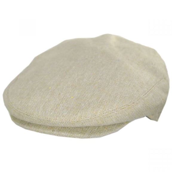 Cabrillo Tweed Wool Blend Ivy Cap - S - Beige