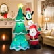 thumbnail image 1 of Costway Árbol de Navidad Hinchable con Papá Noel Muñeco de Nieve y Pingüino Decoración Festiva Inflable con Luz Multicolor, 1 of 10