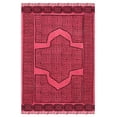 thumbnail image 2 of Casavani Hand Block Printed Square Cotton Dhurrie Black Living Room, Bedroom, Dining Room Carpets 9x9 feet, 2 of 6