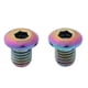 thumbnail image 1 of Paquete de 2 Pernos de Cilindro de Hidráulico de de , Tornillos  Aceite de de Montaña, C Arcoíris DYNWAVEMX Tornillo de freno hidráulico de bicicleta, 1 of 8