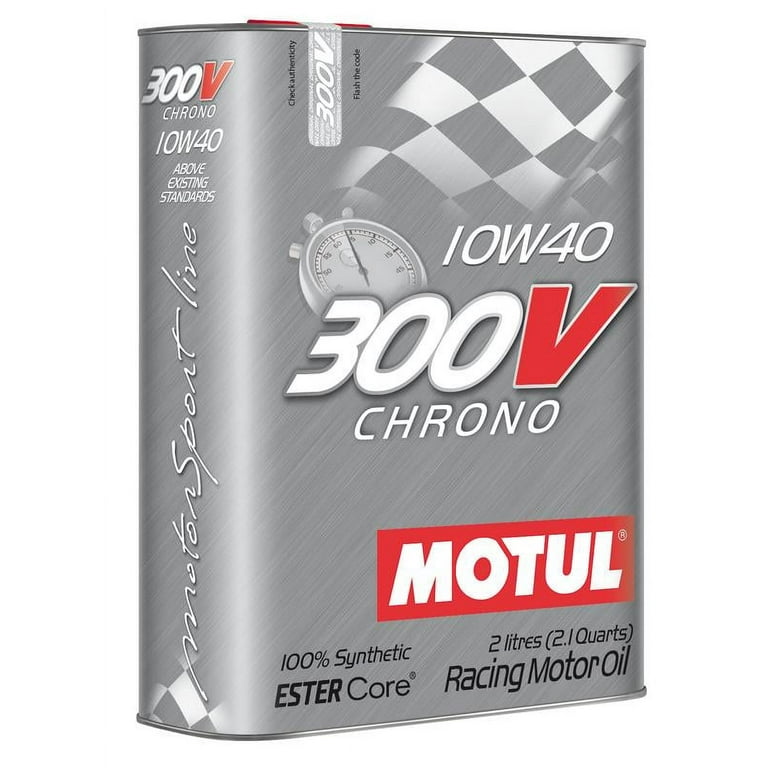 Motul 300V Synthestic Ester Oil 10W-40 4 L 104121 - J J Motorsports