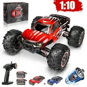 Hot Bee Remote Control Car High Speed RC Cars, 1:10 Scale 46KM/H 4WD Off Road Monster Trucks,Christmas Gift for Boys Adults