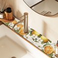 thumbnail image 2 of Yayeee Faucet Mat for Kitchen Sink 14.7" Diatomite Long Splash Guard Pad, Oranges Watercolor, 2 of 7
