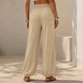 thumbnail image 6 of Aezemi Women High Waisted Sports Pants Loose Fit Elastic Waist Flowy Jogger Pants with Pockets Palazzo Womens Workout Fashion Casual Outdoor Trousers XL, 6 of 8