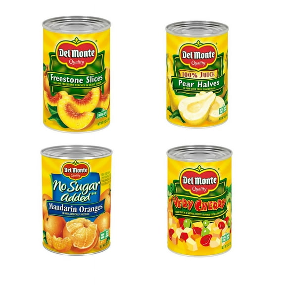 Del Monte Essentials Fruit Variety Pack – 8 Must-Have Cans for Your Pantry