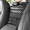 thumbnail image 3 of 3 Layer Mictuning Universal Carseat Handbag Car Back Seat Net Holder Barrier Pet, 3 of 9