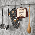 thumbnail image 4 of Kitchen Towels Set, 5 Piece Kitchen Set: 1 Oven Mitt, 2 Kitchen Towels & 2 Pot Holders by Osnell USA, 4 of 6