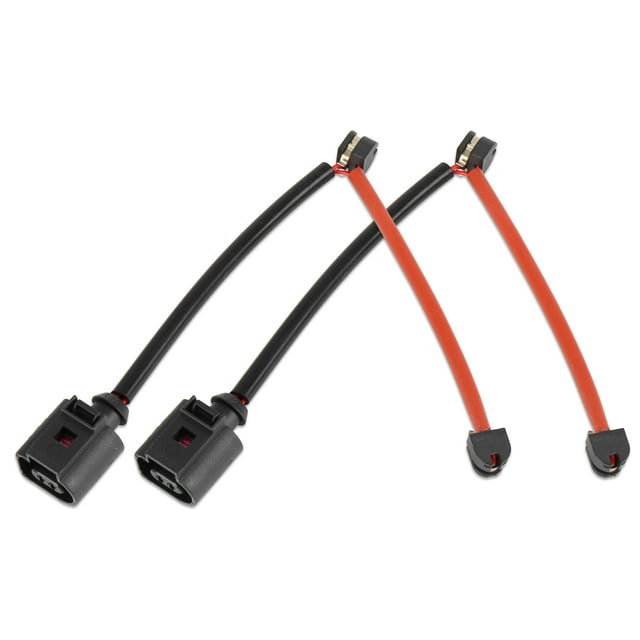 Unique Bargains 2pcs 7L0907637C Rear Brake Pad Electronic Wear Sensor Replacement Brake Pad Wear Indicators for Audi VW Porsche