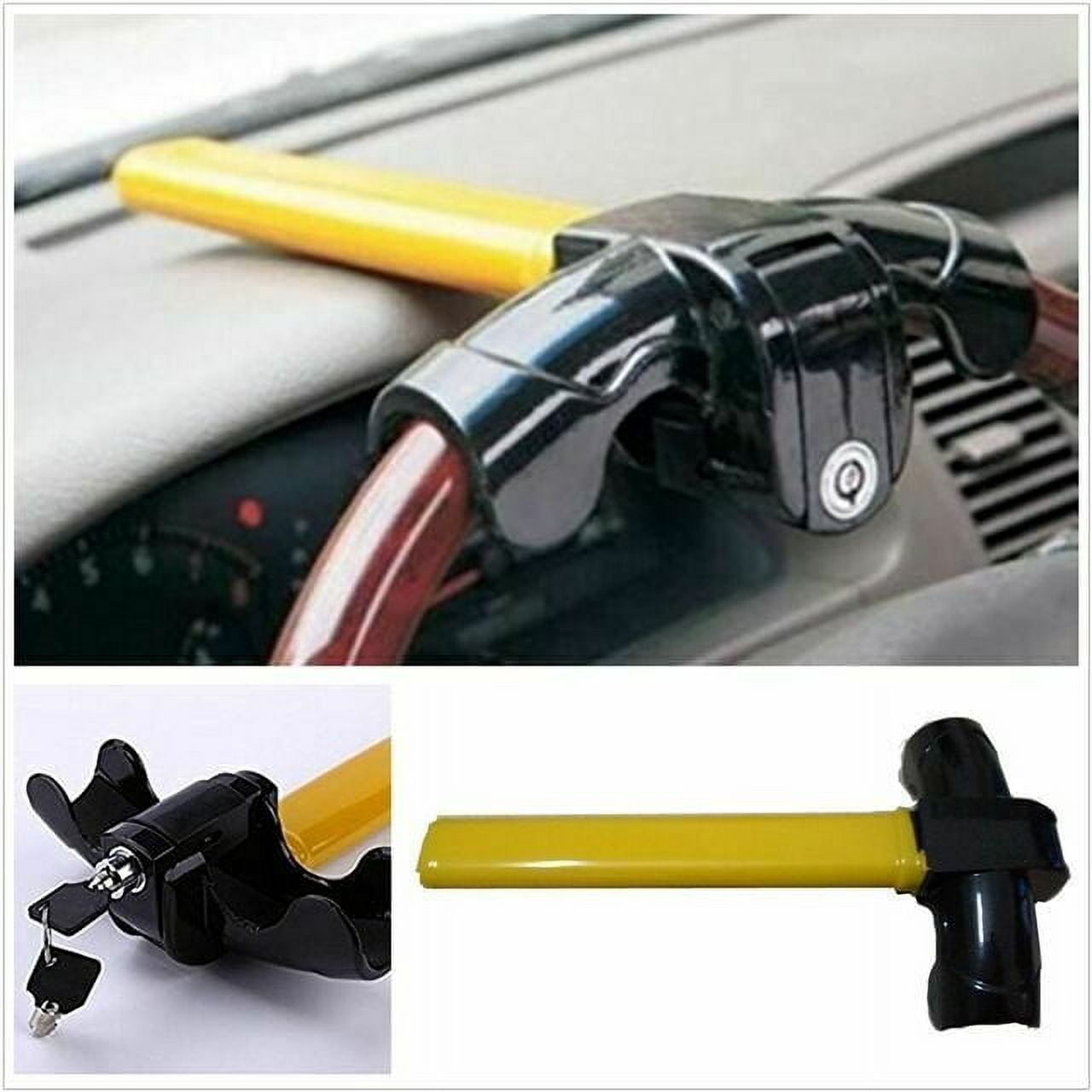 Phyun Anti-Theft Device Heavy Duty T Style Car Steering wheel security lock anti theft lock steel Security Device