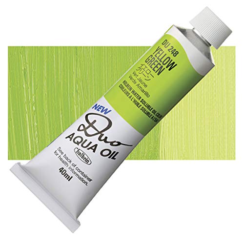 Holbein Duo Aqua Oil – Colore Ad Olio Napoli Yellow Light (B) 40ml, Atossico