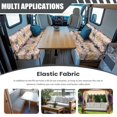 thumbnail image 3 of XYZCANDO Dog RV Dinette Cushion Covers Bunny Couch Cover Loveseat Universal RV Accessories for Inside Bench Cushion Stretchable Sofa Slip Covers for 2 Seat Cushion Couch Fashion Camper Decor, 3 of 7