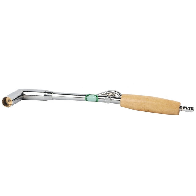 Antorcha de soldadura con mango de madera y Gas de llama ajustable, herramienta de soldadura para fabricación de joyas (L)