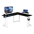 thumbnail image 1 of Techni Sport Warrior - Table - L-shaped - black - white base, 1 of 10