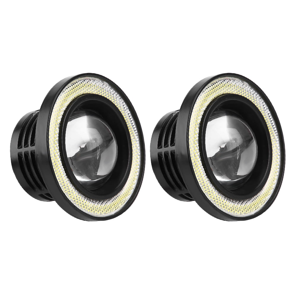 Size : 2.5in 2.5in 3.0in and 3.5in LED Fog Lights 1 Pair of Universal 30W LED COB Angel Eyes,Daytime Running Light,Car Vehicle Fog Lights 