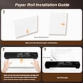 thumbnail image 4 of Impresora térmica portátil para plantillas de tatuajes: máquina de transferencia inalámbrica Bluetooth compatible con tamaños de carta A4 y A5 de 8,5 x 11. Perfecta para tatuadores, viajes de negocios, 4 of 5