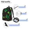 thumbnail image 4 of Naloa St. Patrick's Day8 Canvas Backpack for Men Women Rucksack Casual Travel Daypack College Tote Satchel Bookbag for Teens-Medium, 4 of 7