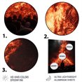 thumbnail image 3 of Designart "Ritualistic Fire Folk Religion wall art" Spiritual Metal Wall Art Prints, 3 of 5