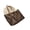 Brown, variant on Brown Monogram Large Tote Shoulder Bag, Spacious Work Shopping Handbag