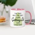 thumbnail image 3 of CafePress - Funny Getting Lit Christmas - 11 oz Ceramic Mug - Novelty Coffee Tea Cup, 3 of 4