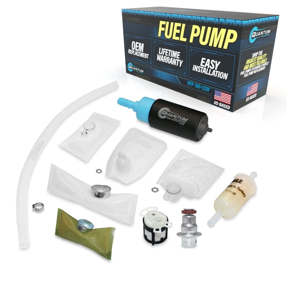 Fuel Pump w/ Regulator & Genuine Mahle Filter - OEM Replacement, HFP-389-U2RF QFS
