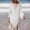 White, variant on Herrnalise Women Crochet Knit Evening Dress Y2K Sexy Hollow Out Long Dress Halter Neck Bodycon Retro Party Dresses Clubwear For Free Size