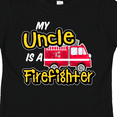 thumbnail image 4 of Inktastic My Uncle is a Firefighter with Fire Truck Boys or Girls Toddler T-Shirt, 4 of 5