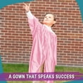 thumbnail image 6 of Endea Graduation Shiny Pink Graduation Gown for Preschool, 6 of 7