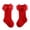 Gwz66-Red, variant on Toddler Girls Ribbed Knit Knee High Socks Large Satin Tulle Bow Decor Princess Dress Socks for Wedding Birthday Party Daily Matching Outfits,Sizes 0-12 Months