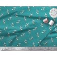 thumbnail image 3 of Soimoi Polyester Crepe Fabric Footprint,Cheese & Rat Kids Printed Fabric 1 Yard 42 Inch Wide, 3 of 3