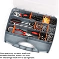 thumbnail image 5 of Makitoyo Hardware Storage Tools Organizer Cable and Clean Cover Organizer Container, 21 Adjustable Partition, 5 of 5