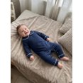 thumbnail image 5 of Cenuakty Baby Fall Romper White Trim Long Sleeve Doll Collar Full Length Jumpsuit for Infant Boys and Girls, 5 of 9