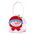 thumbnail image 4 of WUSUOWEI Small Christmas Bags with Handles Xmas Gift Santa Snowman Deer Shape Storage Bags Christmas Party Home Decorations Gift Bags, 4 of 5