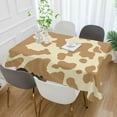 thumbnail image 5 of GZHJMY Cow Tablecloth, Rectangle Waterproof Washable Polyester Table Cover for Picnic Dinner Holiday Party Decor, 60 x 108 Inch, 5 of 7
