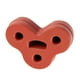 thumbnail image 1 of Soporte de montaje de goma para silenciador trasero de 3 orificios para Jaguar XF X250 2008-2018 Advanced rojo, 1 of 6