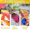 5D Diamond Art Painting Kits for Adult Full Round Drill, DIY Paint with