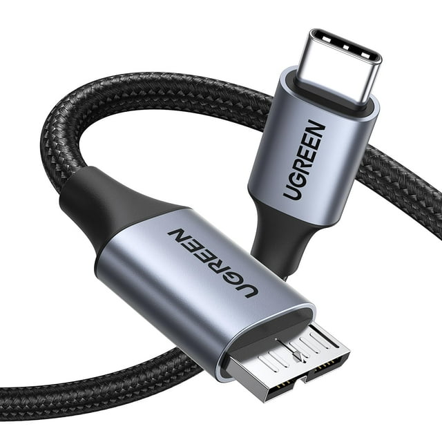 Cable UGREEN de 10 Gbps USB-C a Micro B de 2 m para MacBook Pro/Air