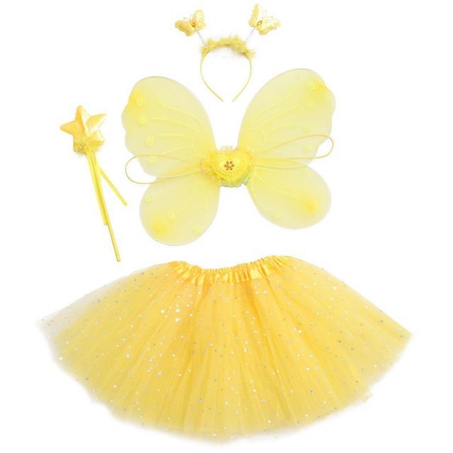 1 Set Fairy Gauze Skirt Performance Dress up Accessory Girl's Costume