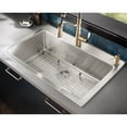 thumbnail image 4 of Moen Gs181012bux 1800 Series 33" Undermount Single Basin Stainless Steel Kitchen Sink -, 4 of 7